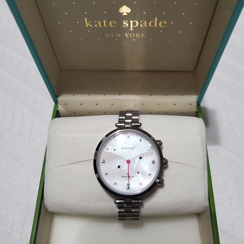 Kate spade holland hybrid/silver tone